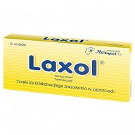 LAXOL 100 MG X 12 SUPPOSITORIES