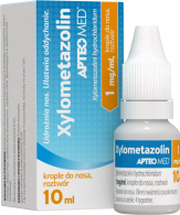 XYLOMETAZOLIN APTEO MED 0,1% KROPLE DO NOSA 10ML