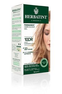 Farba do włosów Herbatint • 10DR JASNY MIEDZIANY ZŁOTY BLOND