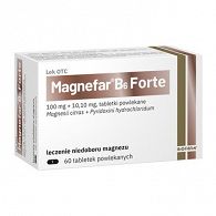 MAGNEFAR B6 FORTE X 60 TABLETKI